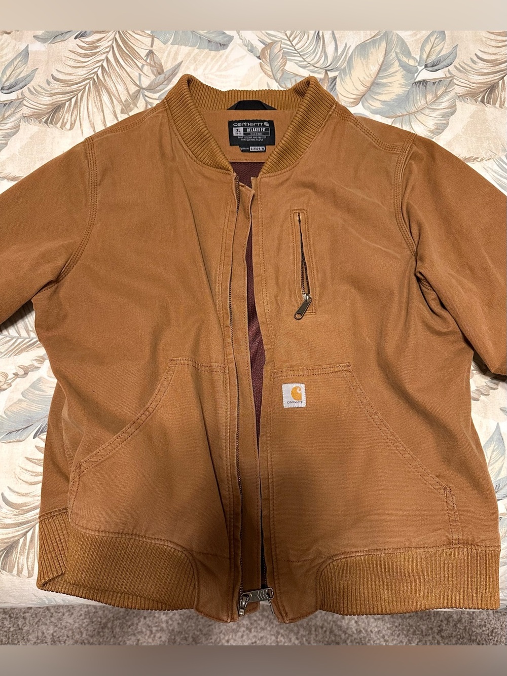 Carhartt Women's Brown Utility Bomber Jacket